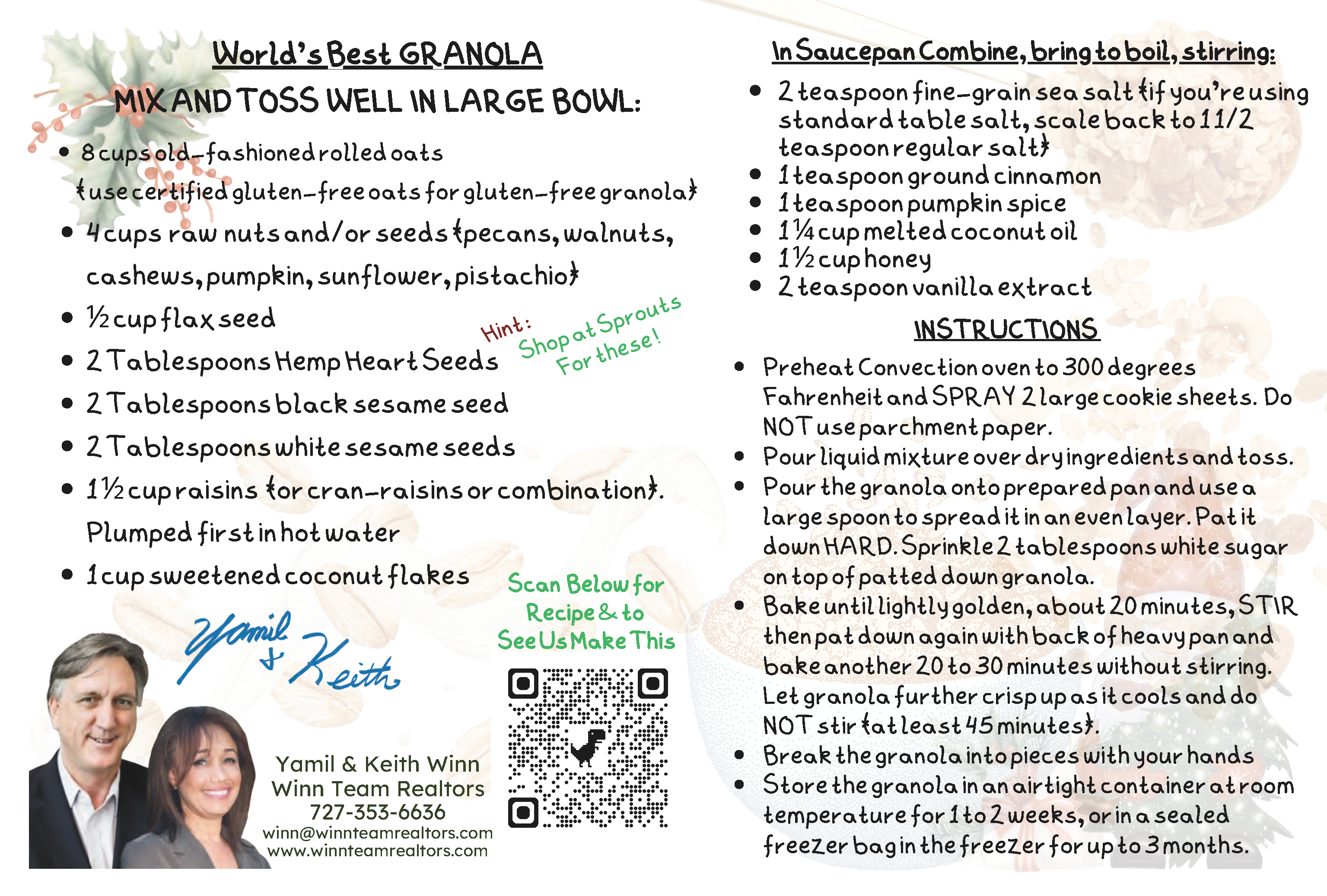 Best Granola Recipe!